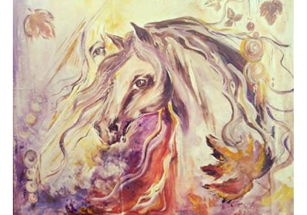 Horse Portrait Acrylic on canvas